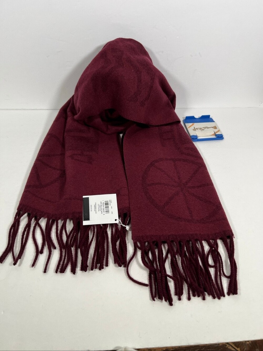 Coach Horse And Carriage Print Oversized Muffler Unisex NWT